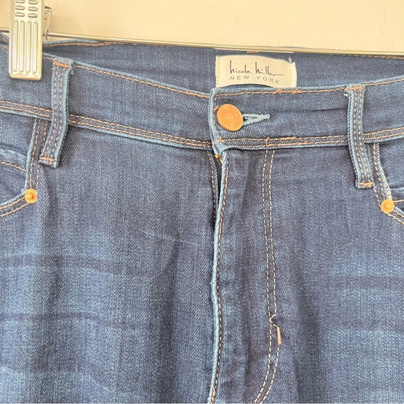 Nicole Miller Dark Wash Soho High Rise Bootcut Denim Jeans - Picture 5 of 8